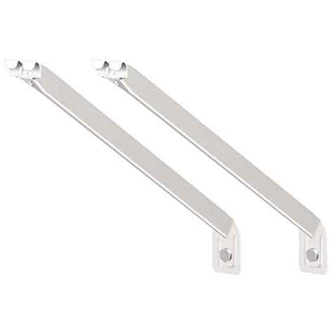 12 inch metal shelf brackets for wire shelving|closetmaid 12 support bracket.